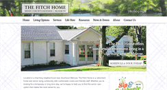 Desktop Screenshot of fitchhome.org