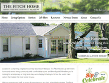 Tablet Screenshot of fitchhome.org